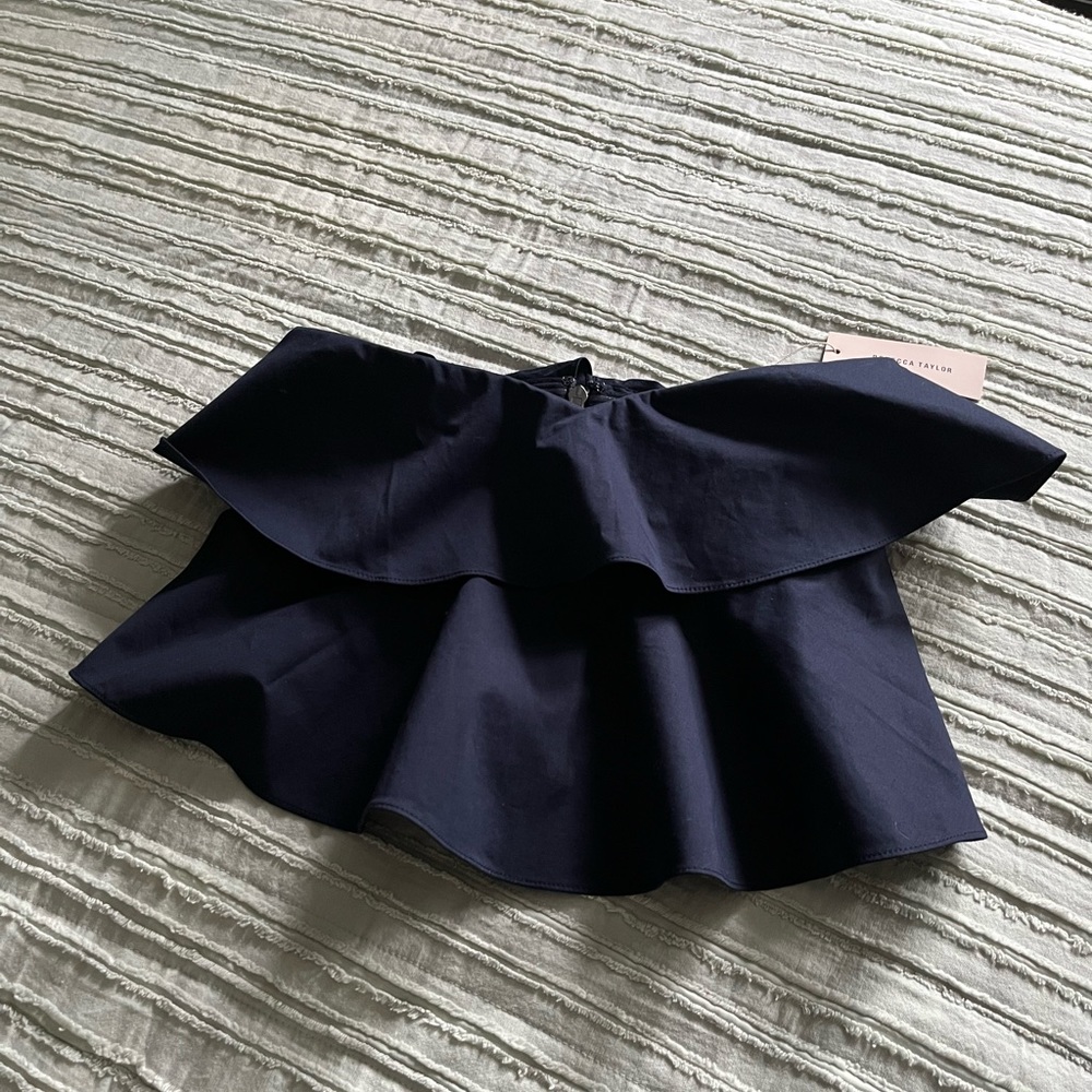 Tube type double ruffle, NWT